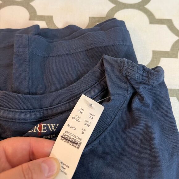 J.Crew Vintage-wash cotton pocket T-shirt NWT Size M - Picture 11 of 11